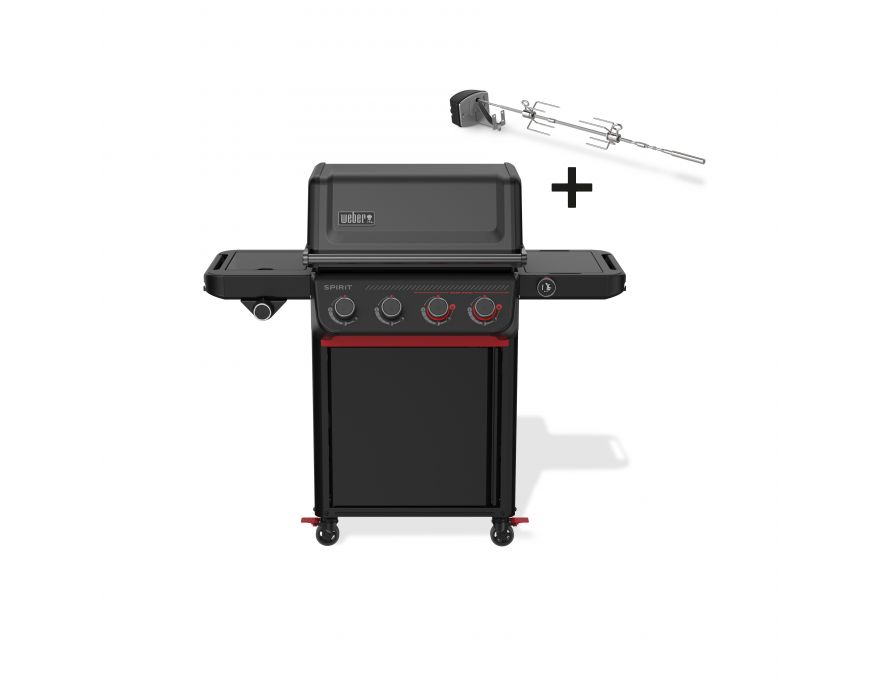 Grill gazowy Spirit EPX-435 Stealth z rożnem
